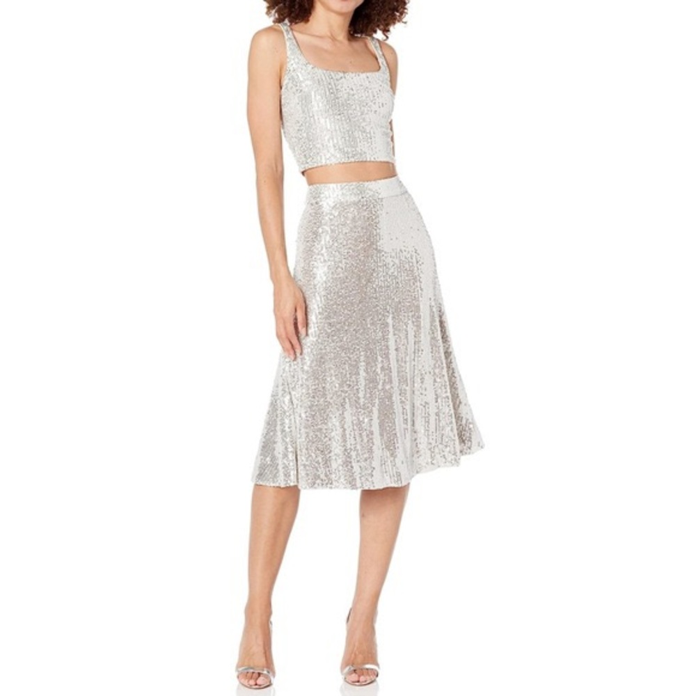 Dress the Population womens Skye Sequin Two-piece M